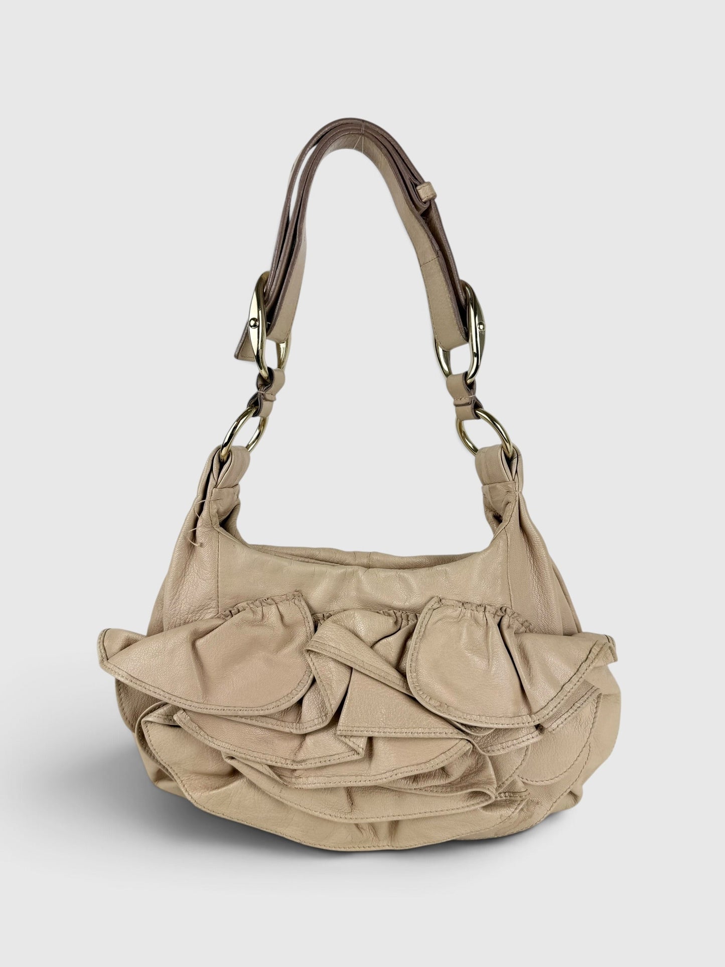 2003 Yves Saint Laurent YSL Rive Gauche Nadja Handbag | O/S, Beige