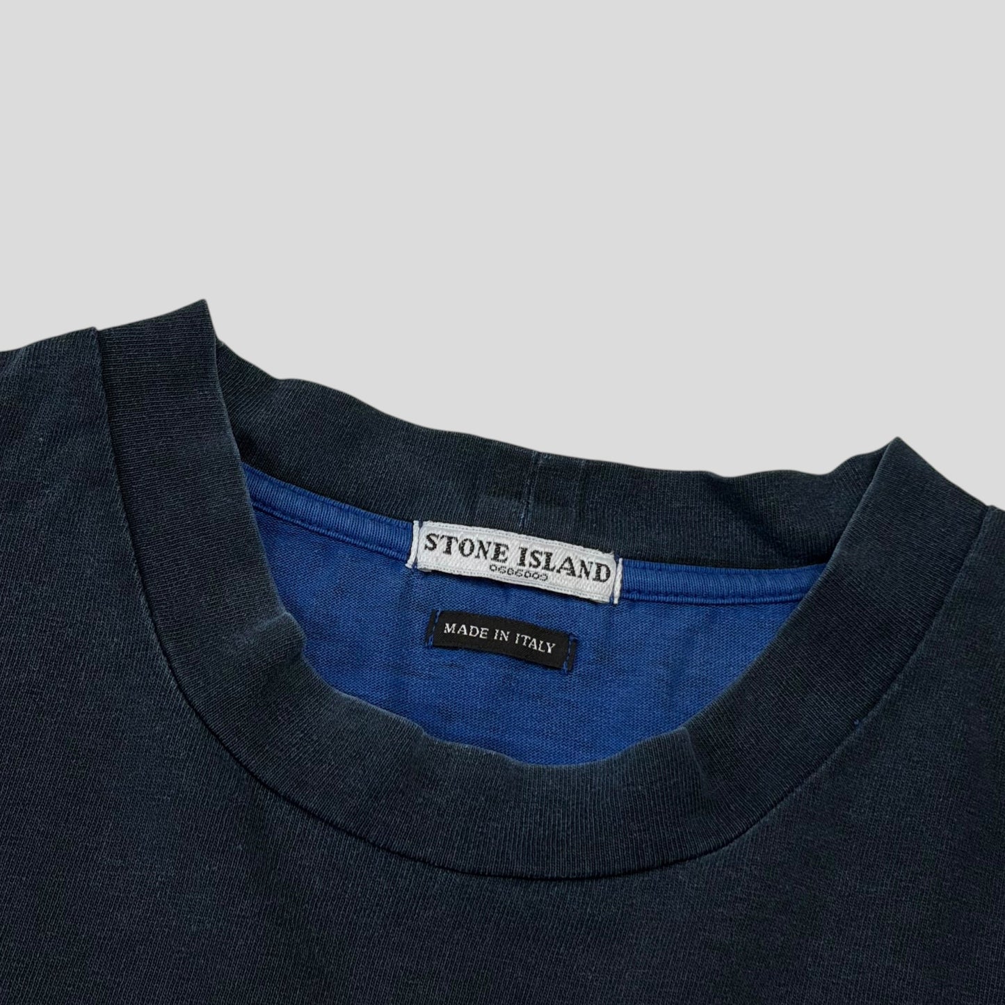 Stone Island SS03 Sublimation Acid Print Marina Logo T-shirt - XL (L) | Large, Blue