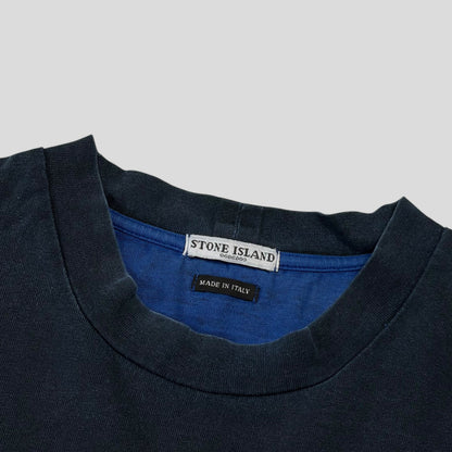 Stone Island SS03 Sublimation Acid Print Marina Logo T-shirt - XL (L) | Large, Blue