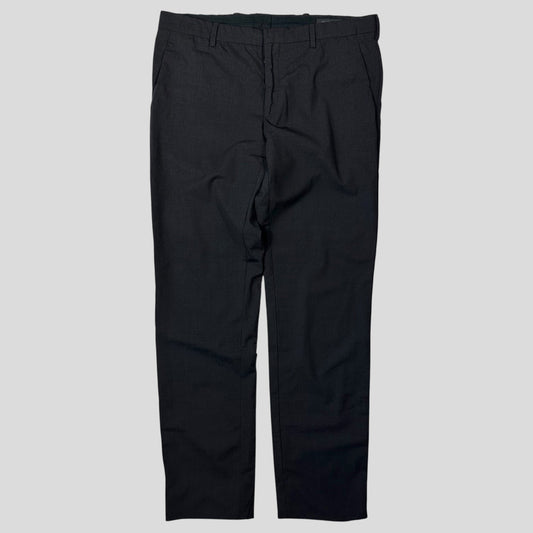 Prada 2016 Virgin Wool Grey Smart Trousers - IT50 (M/L) | Default Title, Grey