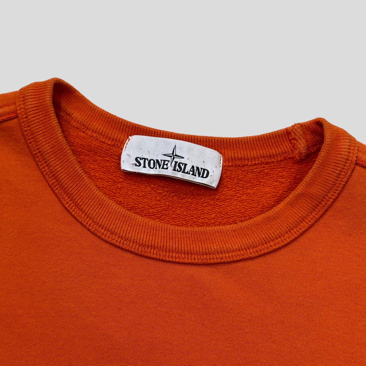 Stone Island Orange Crewneck - M