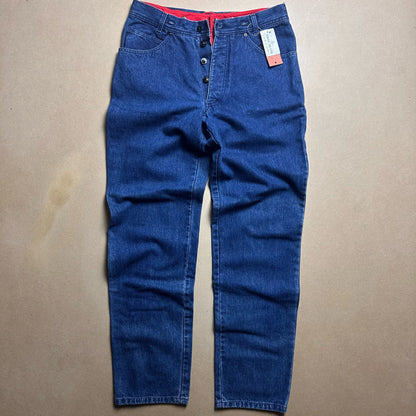 A/W 1988 Double Pant Square Patch Jeans