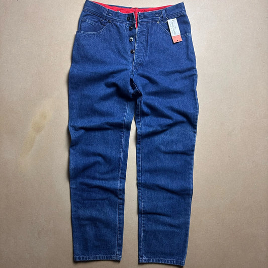 A/W 1988 Double Pant Square Patch Jeans