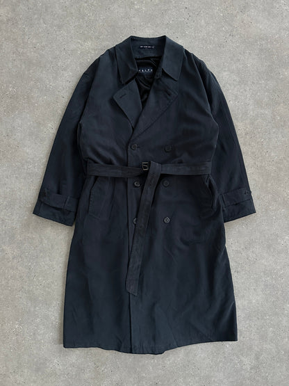 Ralph Lauren 1990s Double Breasted Belted Trench Coat - XXL