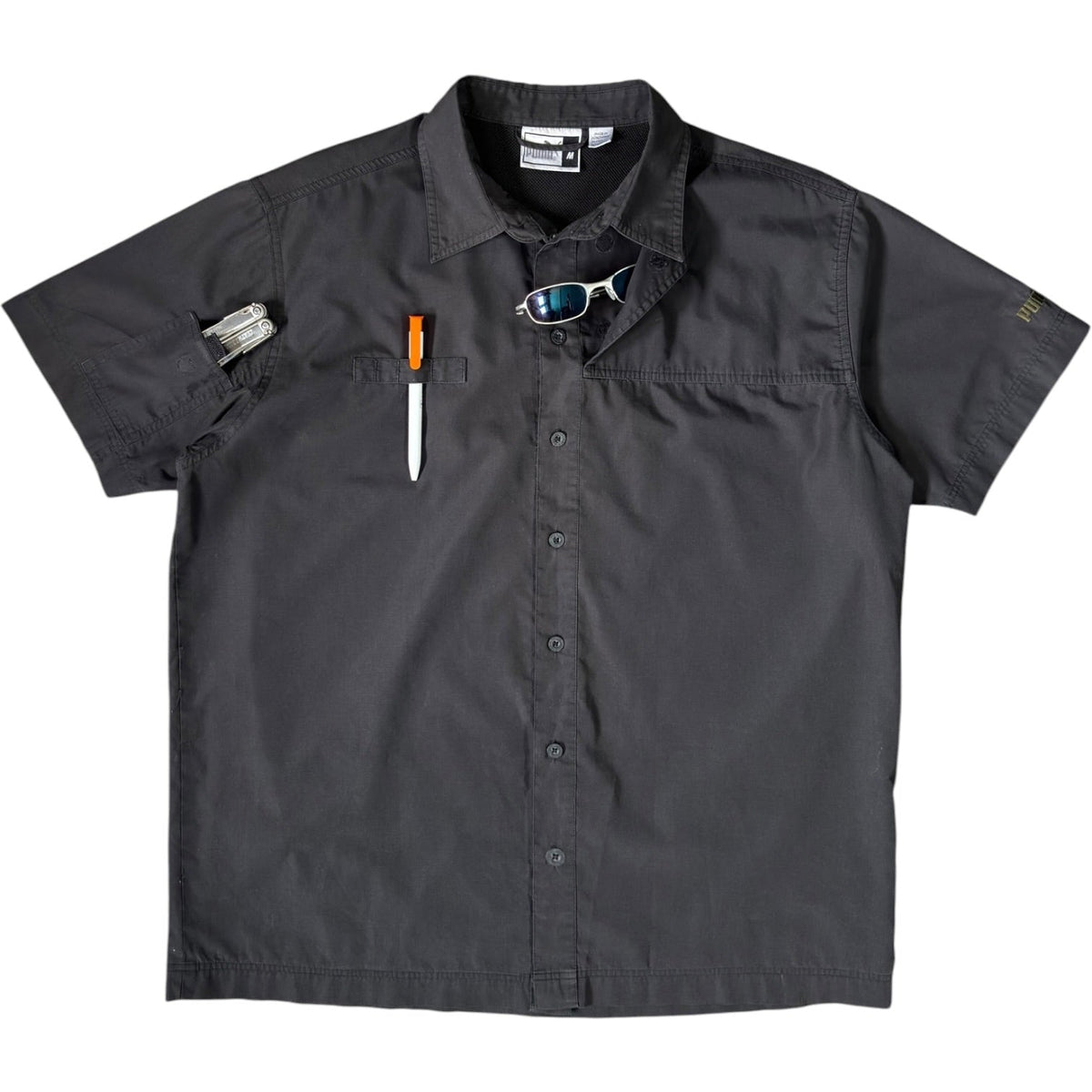 Puma 00’s Short Sleeve Utility Shirt M | Medium, Black