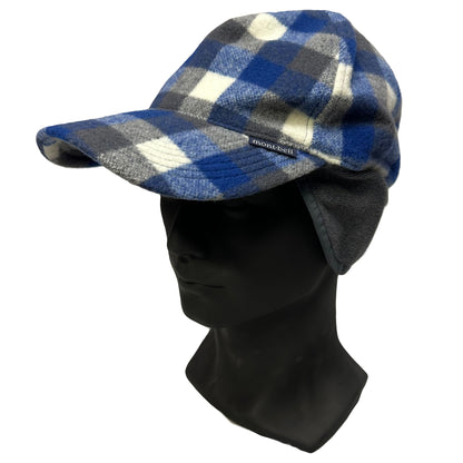 Montbell Wool Check Cap In Blue ( M/L )