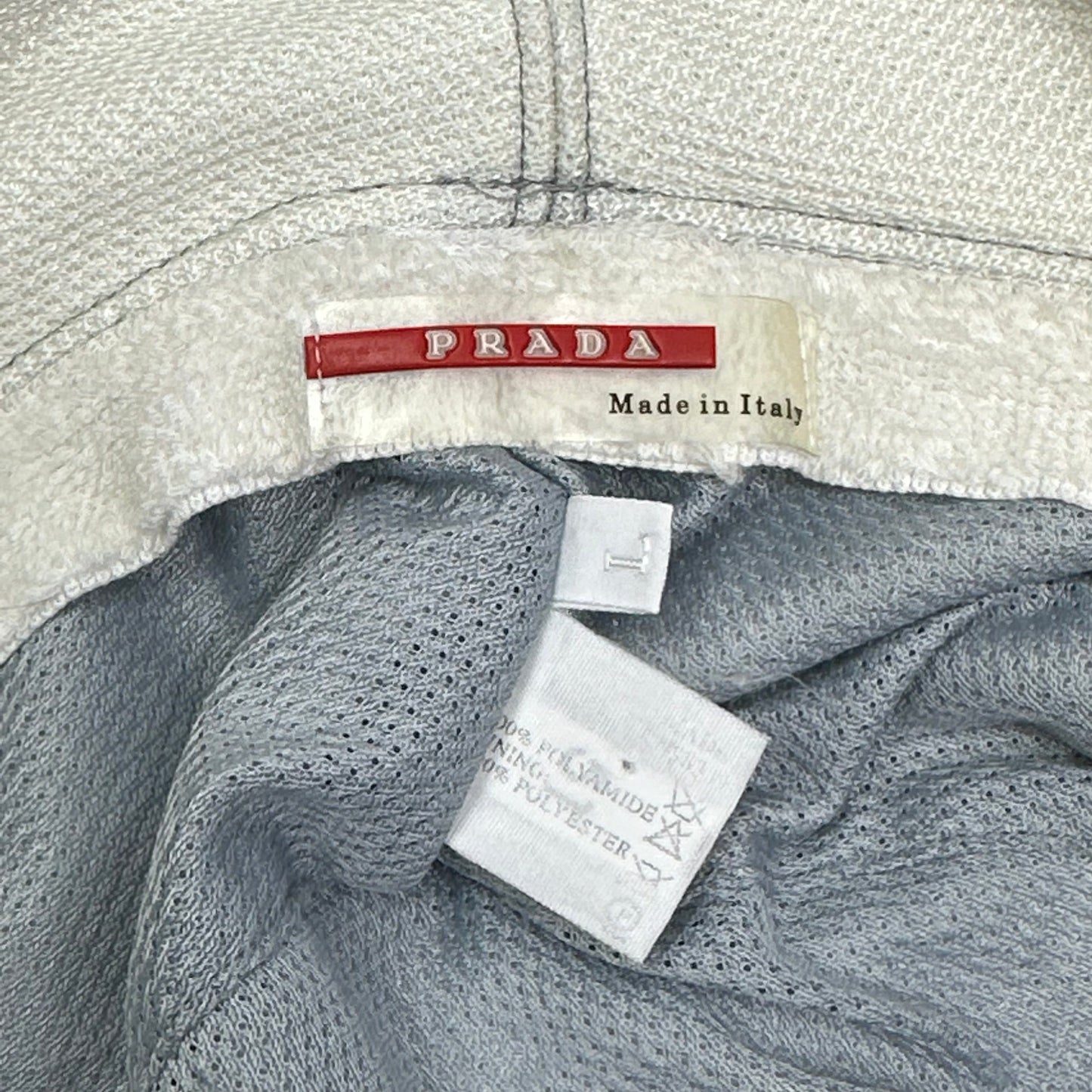 Prada Sport SS00 Mesh Bucket Hat - M/L | O/S, Red