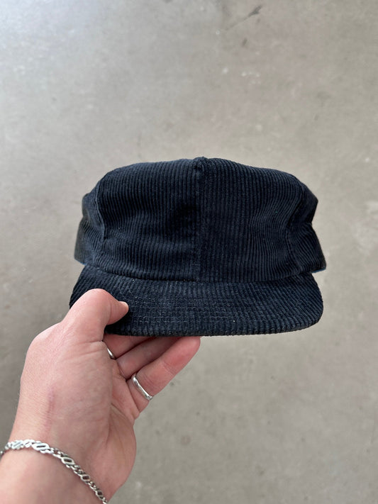 1990’s Cord Trucker Cap | O/S, Black