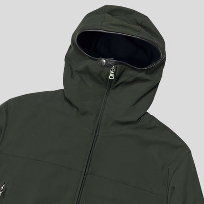 Prada Sport 1999 Balaclava Fleece Lined Moto Jacket - IT50 (L) | Green