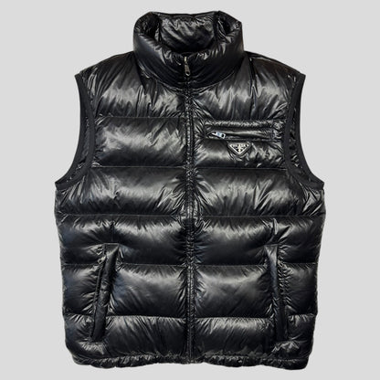 Prada Milano 2016 Nylon Ripstop Goose Down Puffer Gilet - IT48 (M)