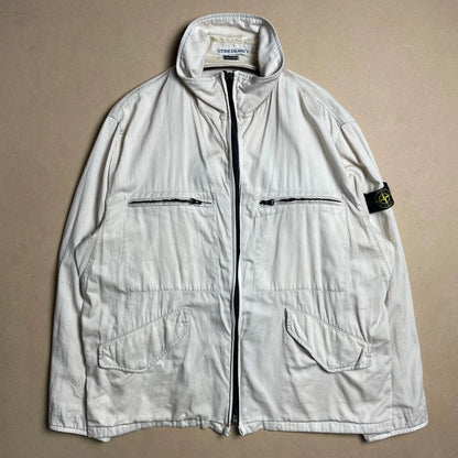A/W 1996 Cream Raso Gommato Field Jacket