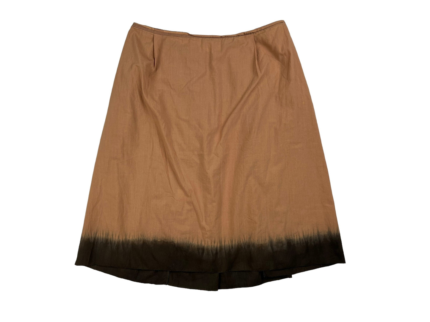 Prada S/S 2004 dip dye skirt