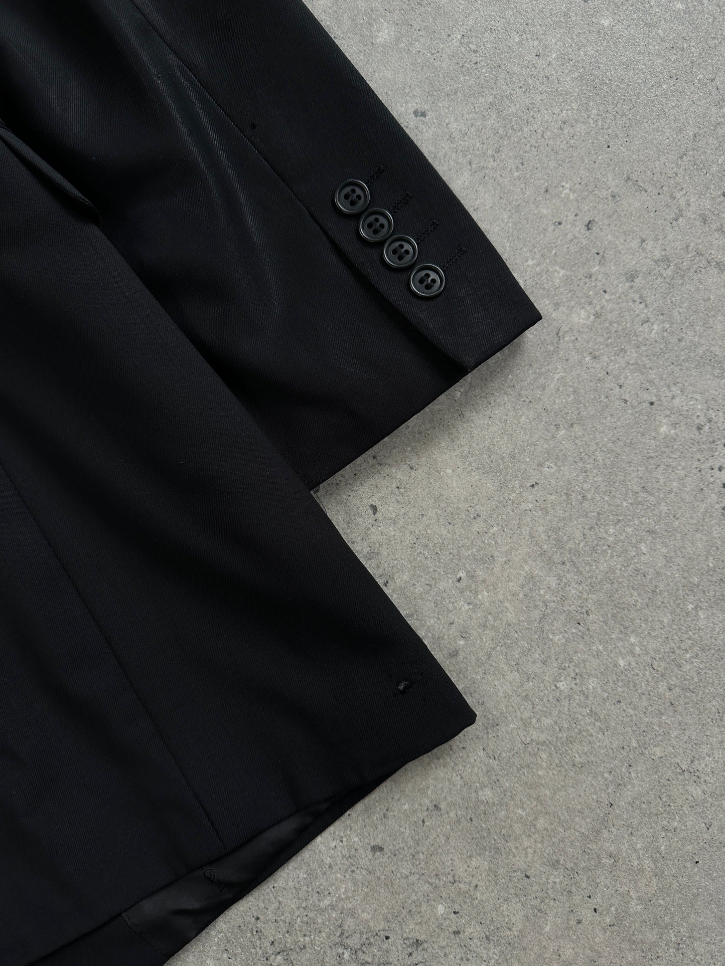 Yves Saint Laurent Pour Homme 1990s Pure Wool Single Breasted Blazer - 40L/XL