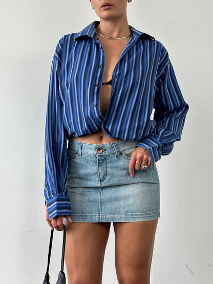 Miss Sixty 2000s Denim Mini Skirt - W30