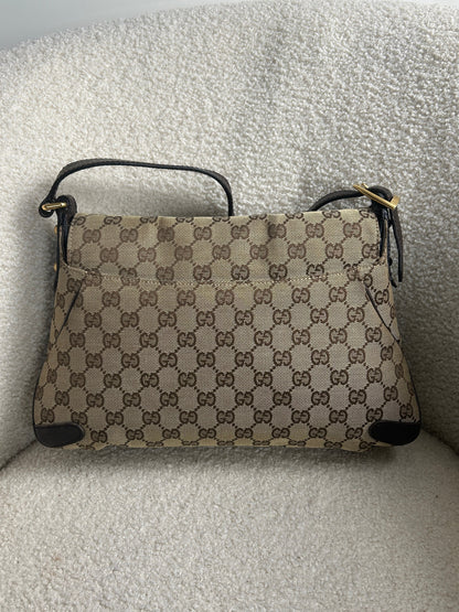 Vintage 90s Gucci Monogram Horsebit 1955 Shoulder Bag | O/S, Multicoloured