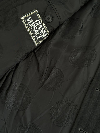 Gianni Versace Couture Stripe Single Breasted Blazer - 40R/L