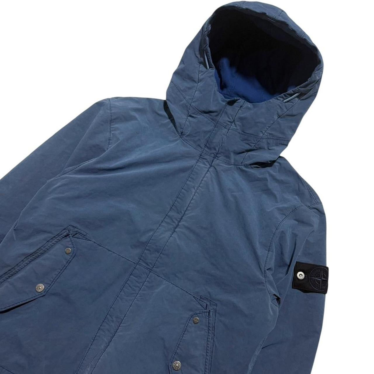 Stone Island David Light Indigo Denim Research Jacket | Small, Indigo