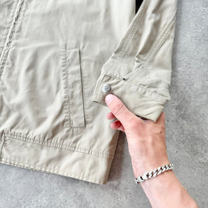 Oakley 2004 sample heavyweight metal logo Harrington jacket (L)