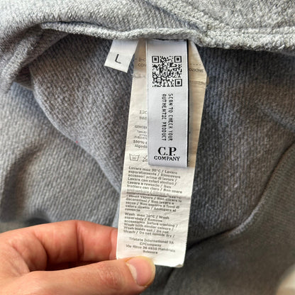 CP Company 2021 Goggle Hood Thick Zip-up Hoodie - L | Default Title, Grey