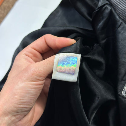 Versace VJC 90’s Liquid Silk Ribbed Cropped Puffer - S/M