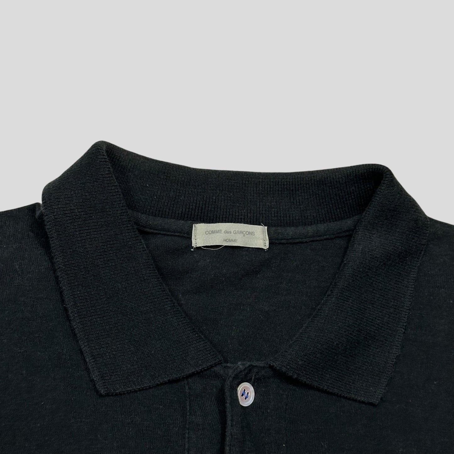 Comme Des Garçons Homme 90’s Mesh Arm Short Sleeve Shirt - L