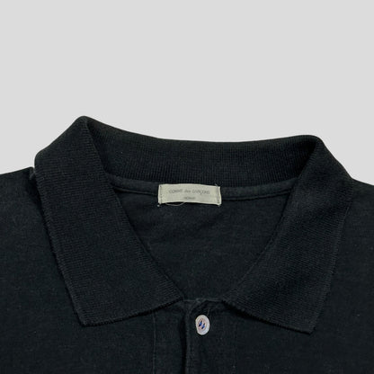 Comme Des Garçons Homme 90’s Mesh Arm Short Sleeve Shirt - L