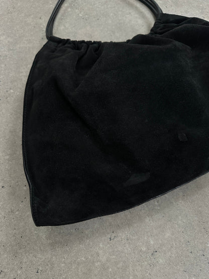Gucci 1990s Tom Ford Suede Leather Hobo Shoulder Bag