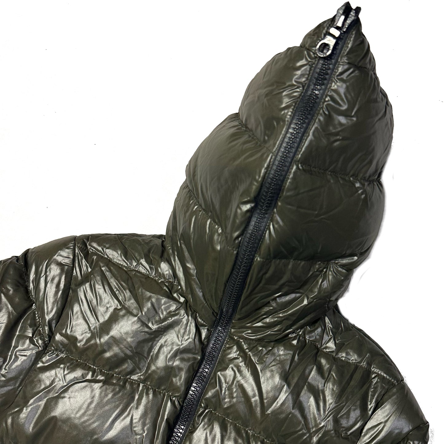 Duvetica Puffer Jacket In Khaki Green ( M )