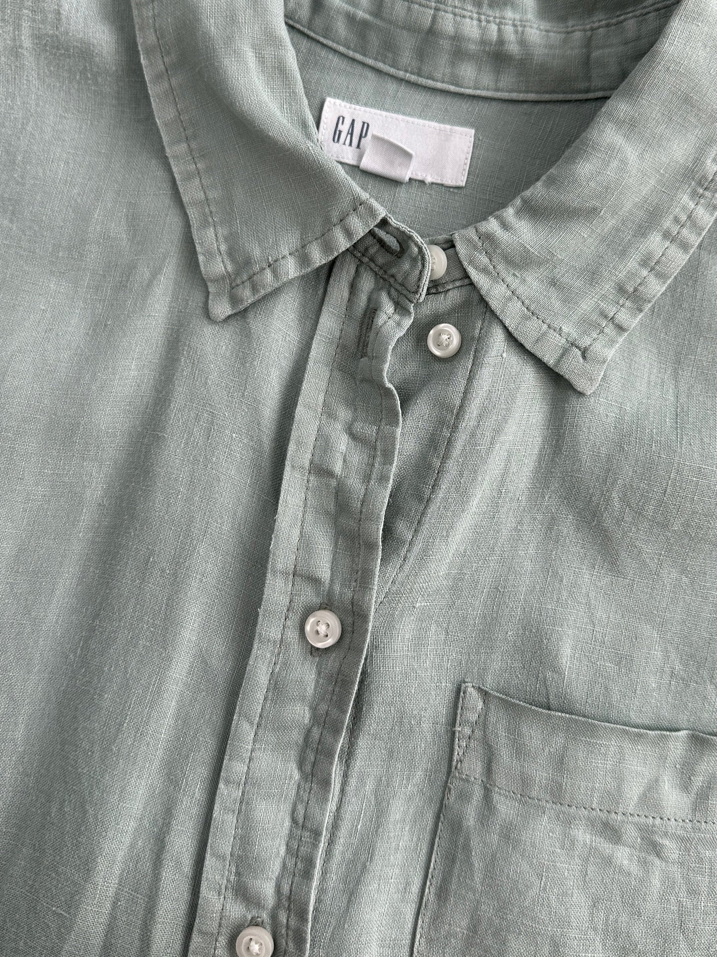 Gap Relaxed Pure Linen Shirt - L