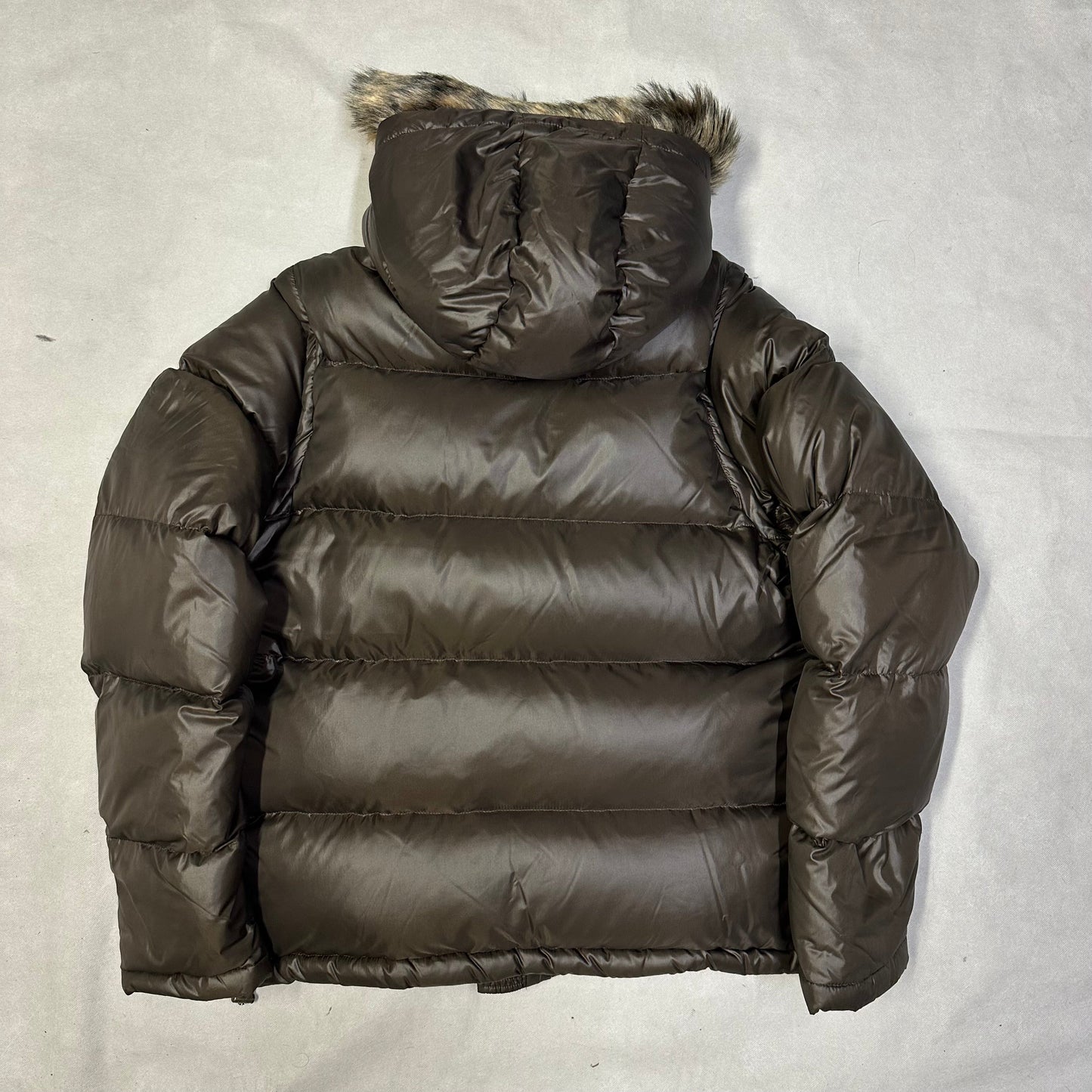Takeo Kikuchi Puffer Jacket & Gilet With Fur Hood ( L )