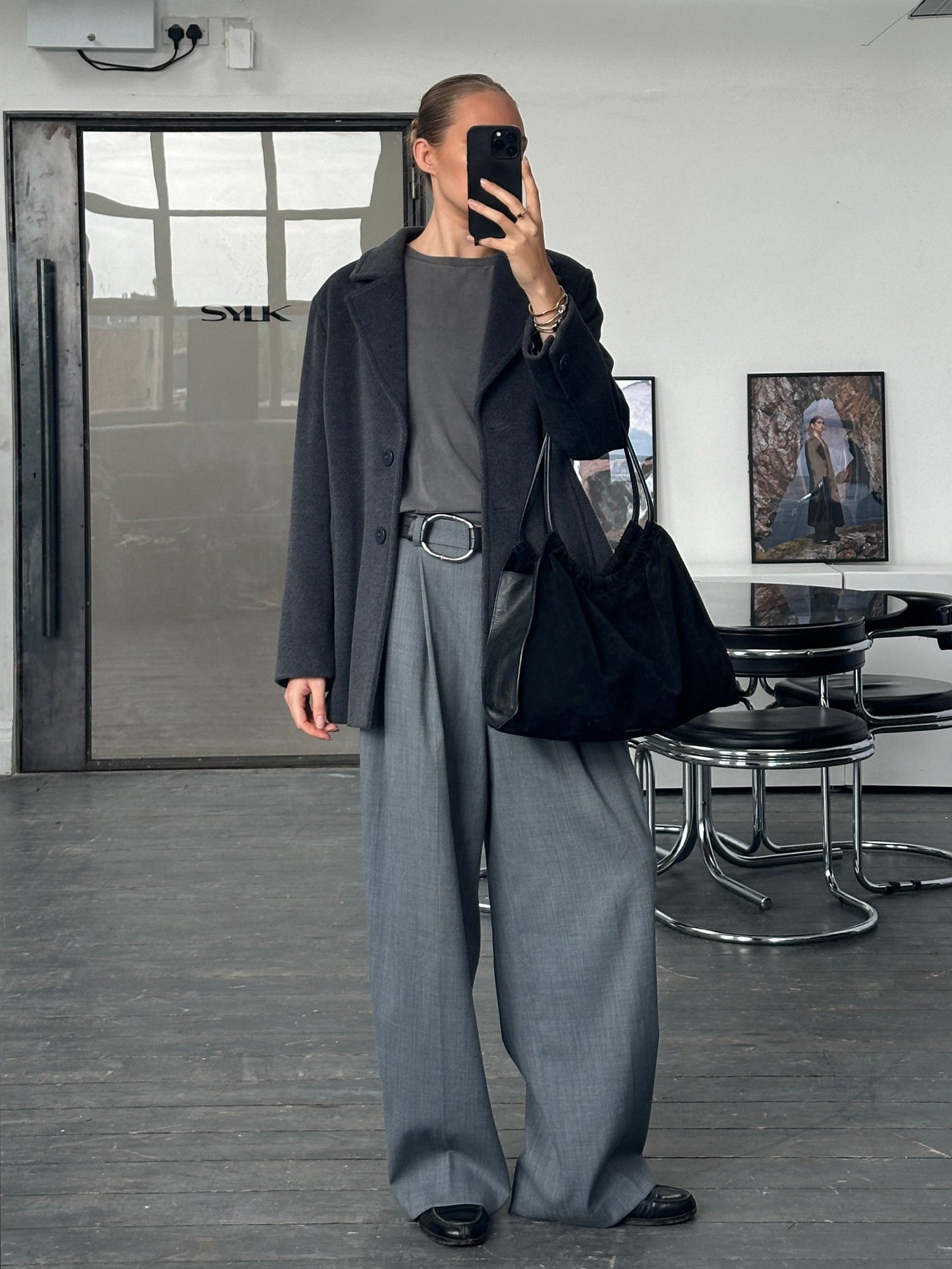 Krizia x Piacenza 1733 1990s Virgin Wool Jacket - M