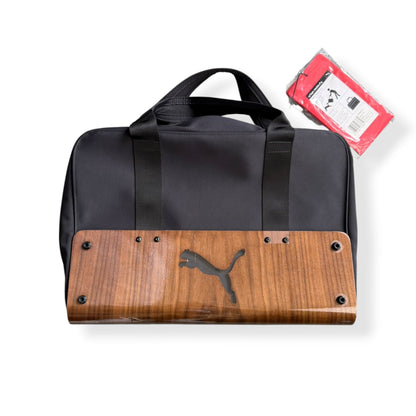 2000's Puma Urban Mobility Wood Panel 'Travel Tote' | O/S, Black