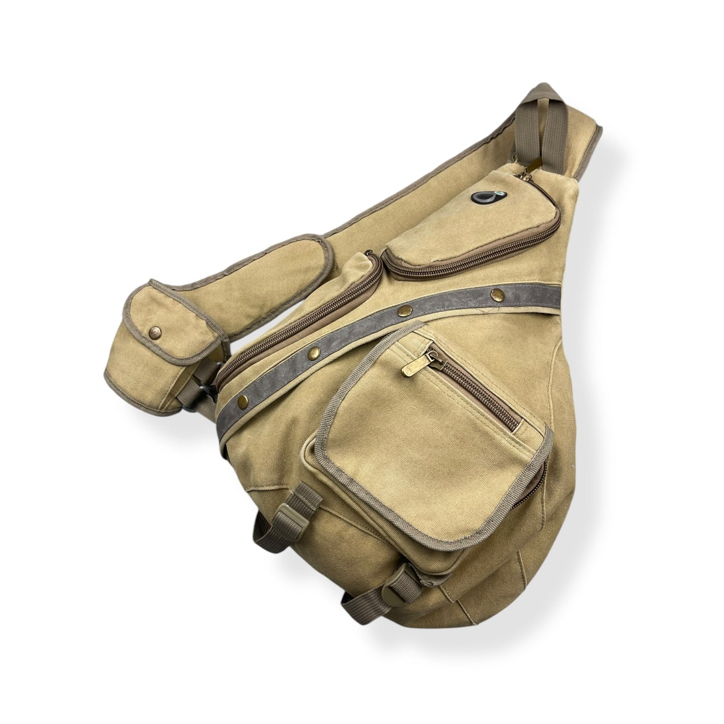 2000's Canvas Multipocket Sling Bag | Default Title, Red