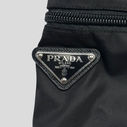 Prada 2023 Re-nylon Plaque Logo Bermuda Cargo Shorts - L