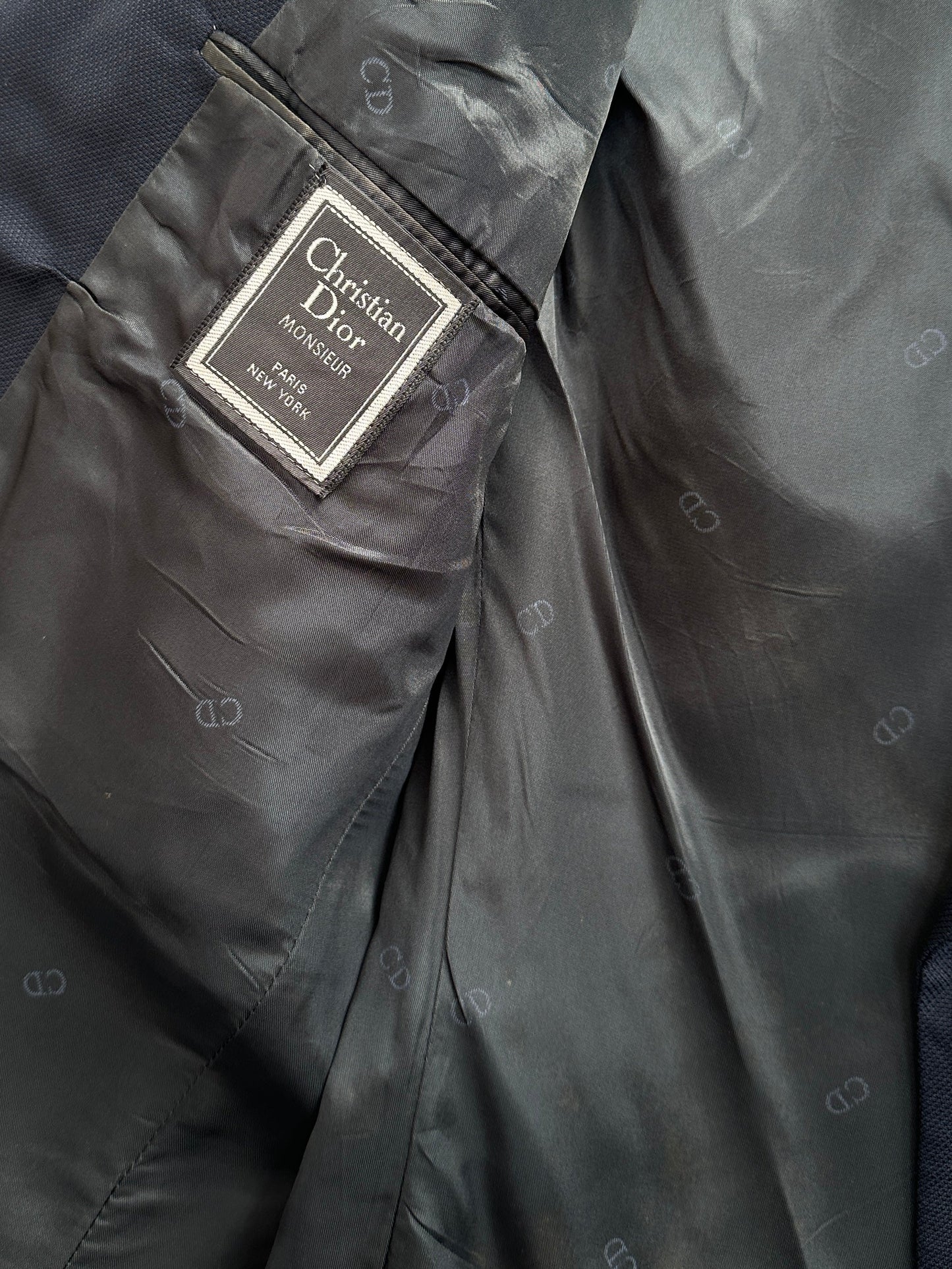 Christian Dior Monsieur 1980s Pure Wool Bespoke Button Blazer - 38R/M