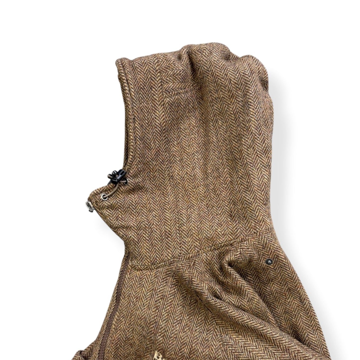 2000's Bench Herringbone Tweed Jacket (L) | Default Title, Brown