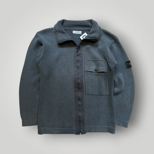 Stone Island SS/1999 Cable Knit Zip Up L | Default Title, Grey