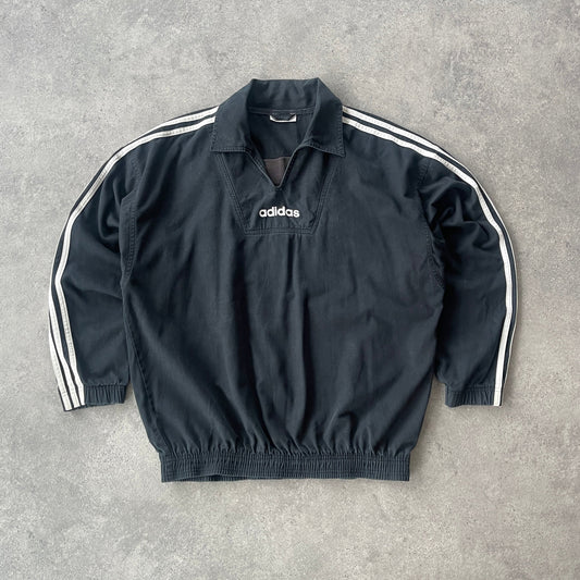 Adidas 1990s heavyweight drill pullover jacket (M)