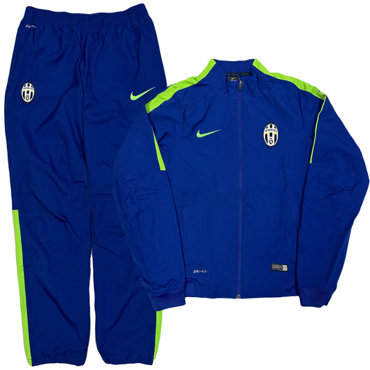 Nike Juventus 2014/15 Tracksuit In Blue & Green ( S )