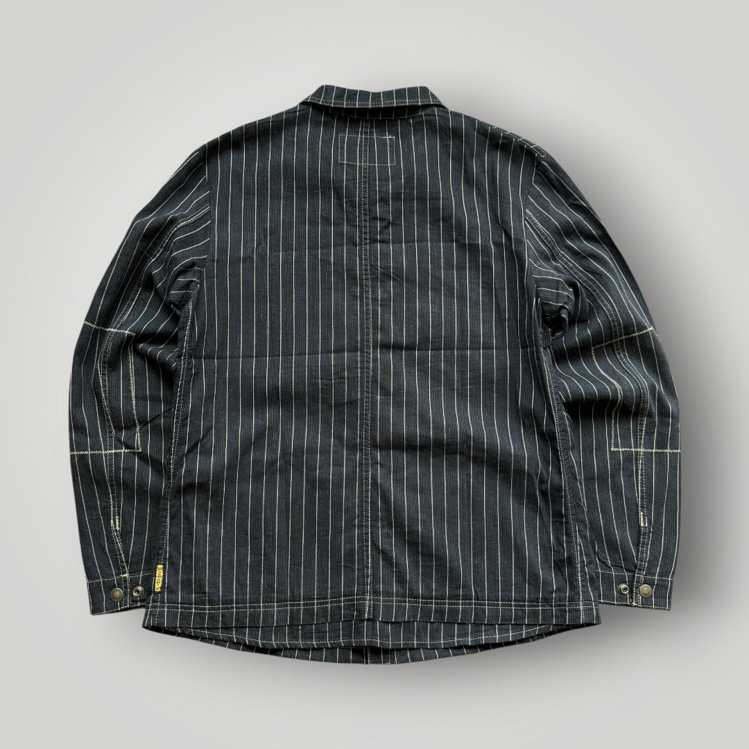 2000's Armani Jeans Hemp Cotton Lightweight Jacket 52 / L/XL | O/S, Navy