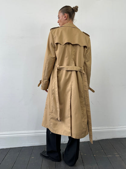 Christian Dior Monsieur Double Breasted Belted Trench Coat - XL