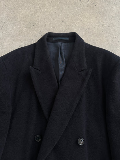 British Vintage 1990s Savoy Taylors Guild Wool Cashmere Coat - XL/XXL