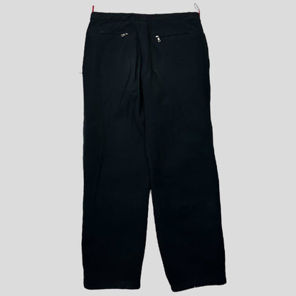 Prada Sport AW00 Reversible Nylon Quilted + Fleece Trousers - IT46 | W31, Purple