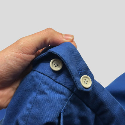 CDG SHIRT 90’s Blue Polycotton Adjustable Trousers - M