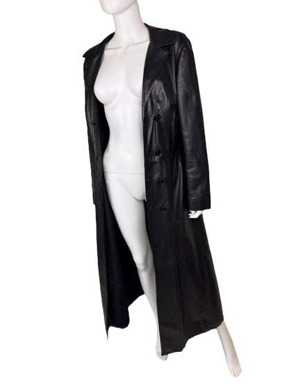 Dolce & Gabbana 1990s leather trench coat | Black, Black
