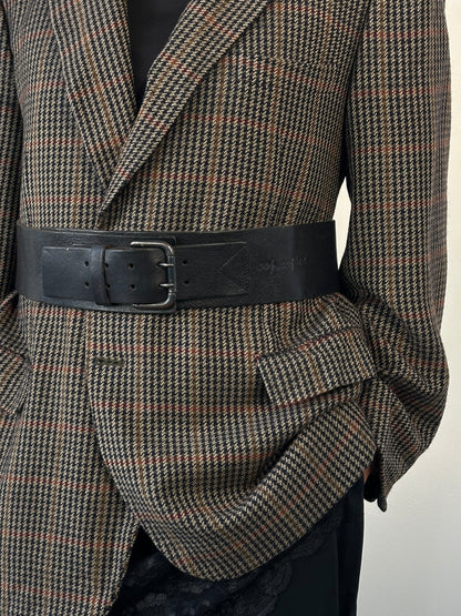 Cop Copine 1990s Chunky Leather Belt - W32-36