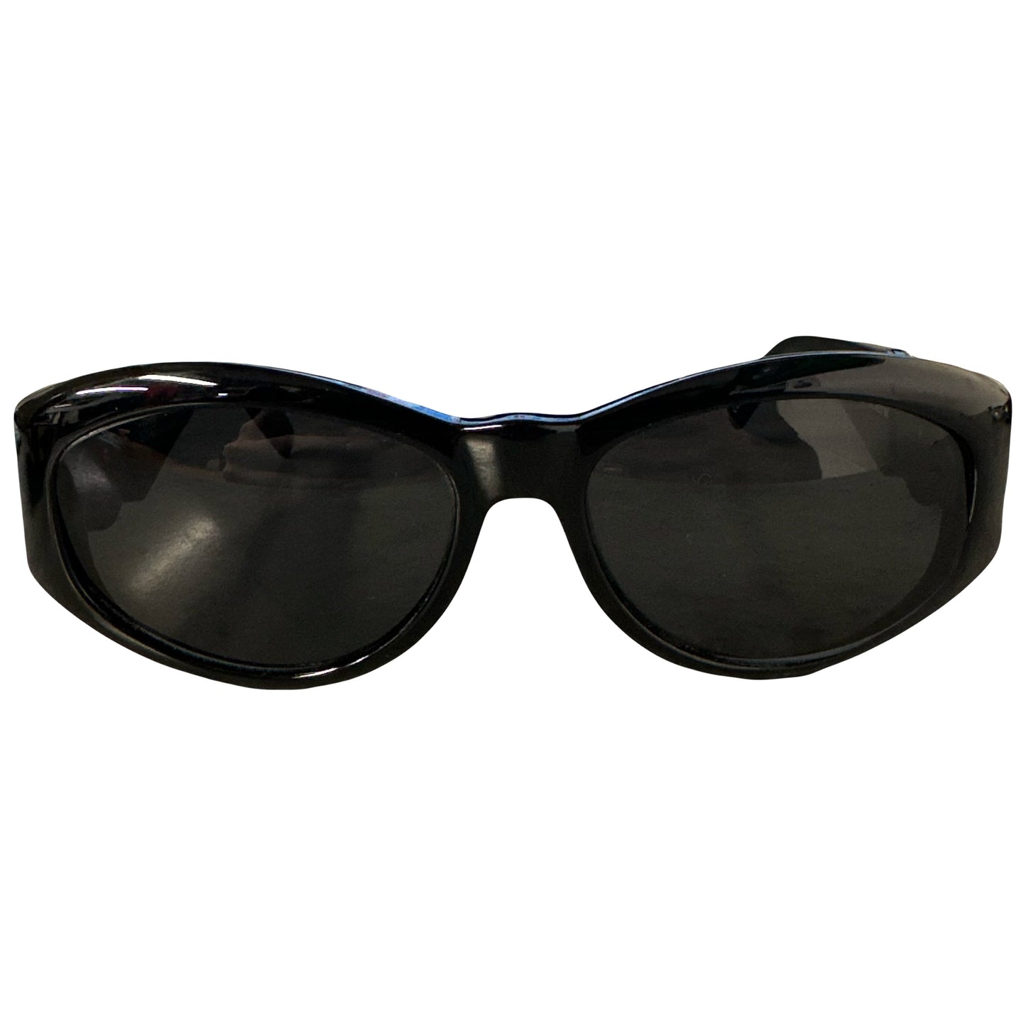Versace 90s Medusa Head Sunglasses In Black