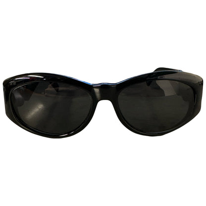 Versace 90s Medusa Head Sunglasses In Black