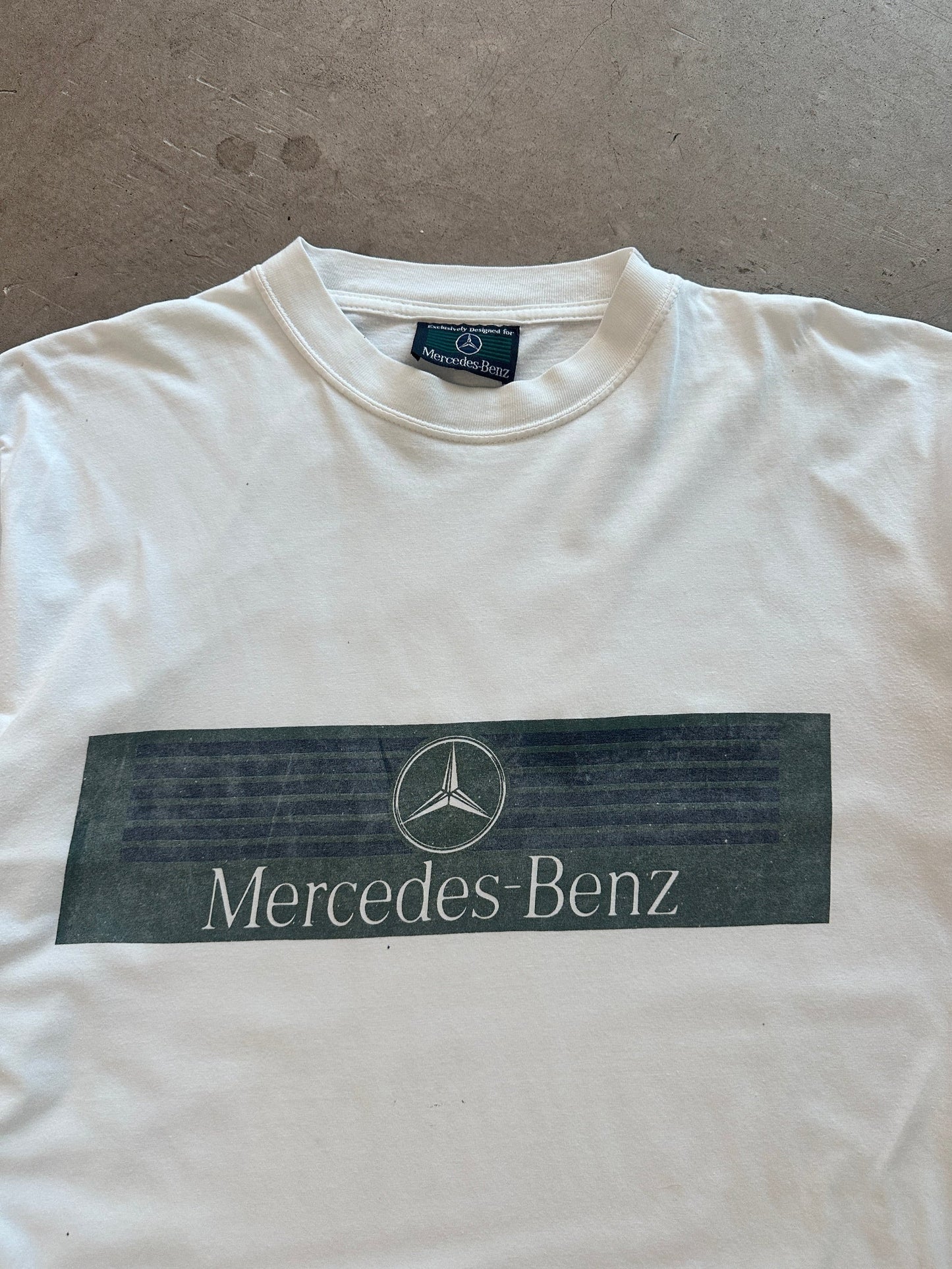 2000's Mercedes-Benz Logo T-Shirt - L