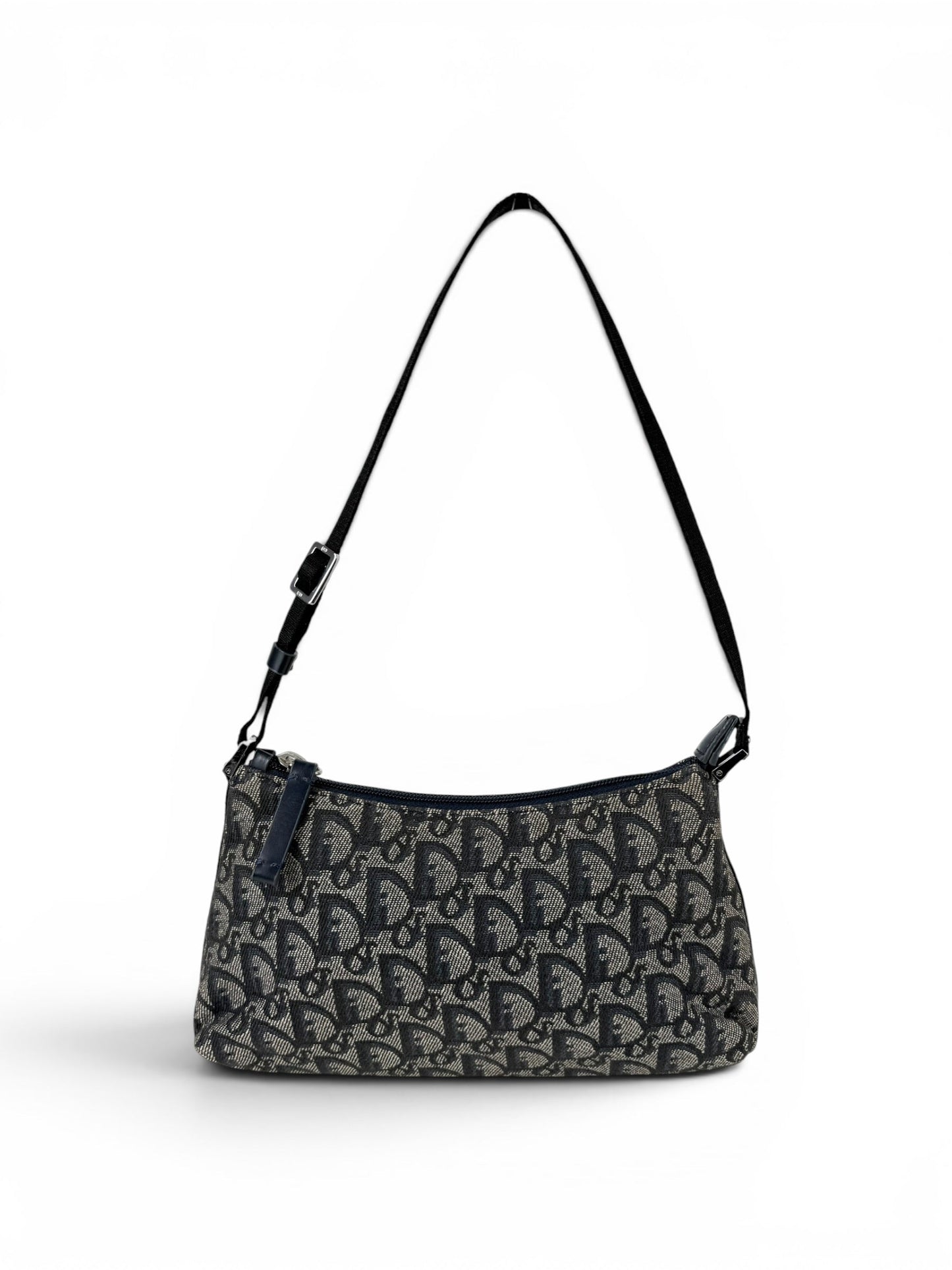 2002 Christian Dior Monogram Shoulder Bag | O/S, Navy
